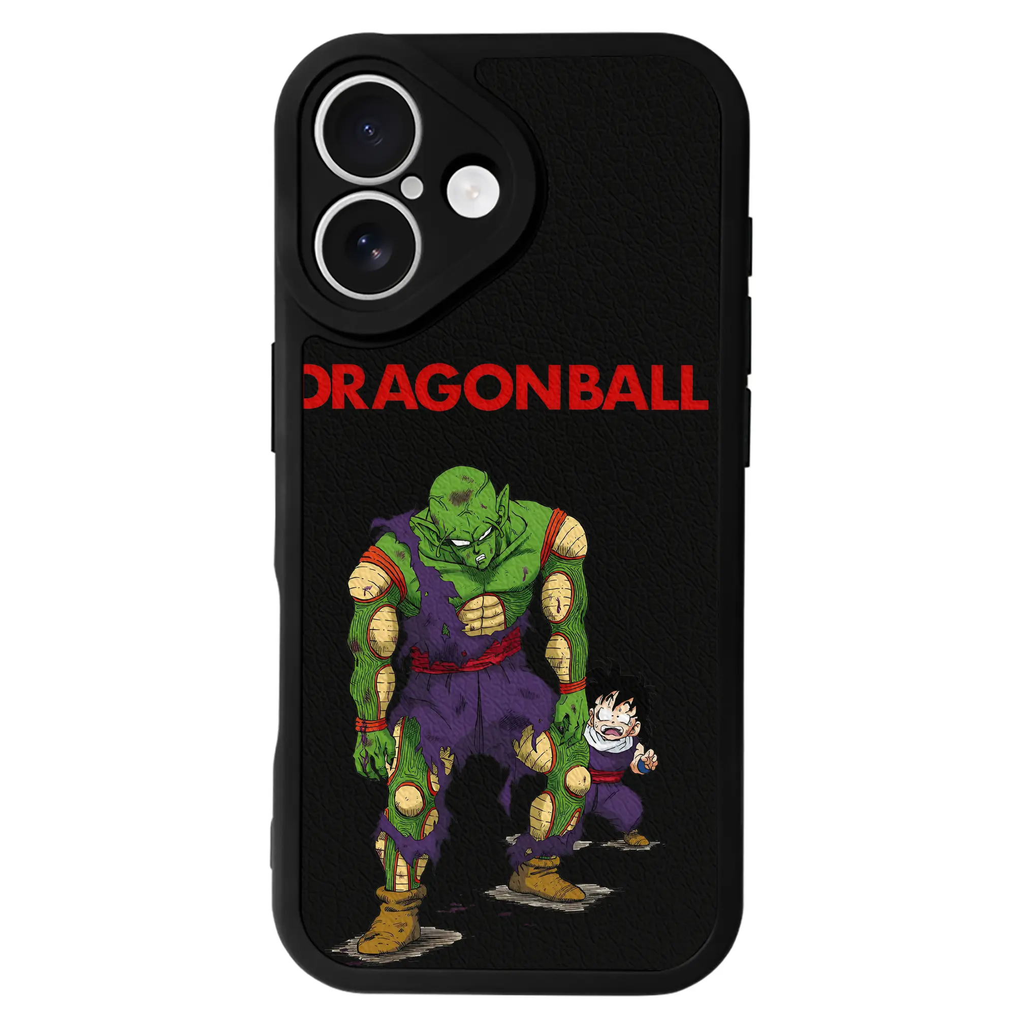 ドラゴンボール グッズ ピッコロ - IPhone 16シリーズ対応 ・ シリコンスマホケース ・ レザー調 ・ 高精度フィット ・ 耐衝撃 ・ ワイヤレス充電対応 ・ 精密カット